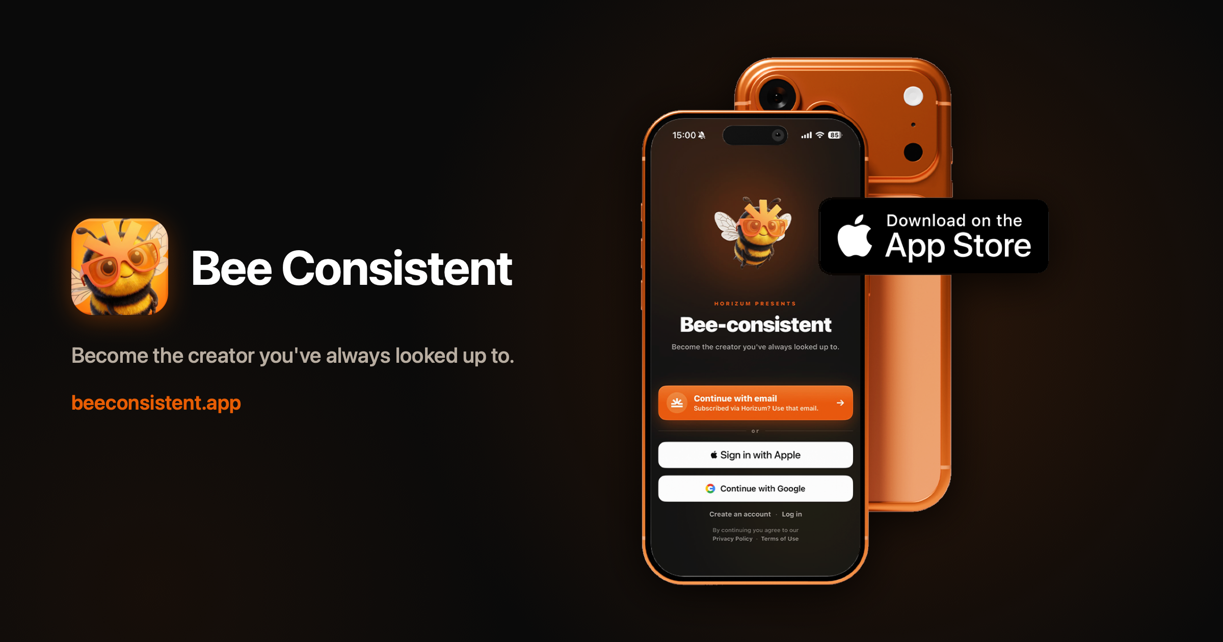 BeeConsistent mobile app by Horizum